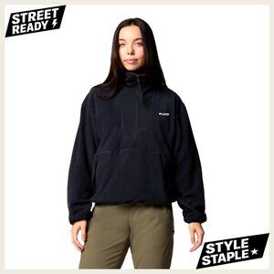 X-Small Half Zip Fleece Jacket, Recycled Polyester, Active Performance